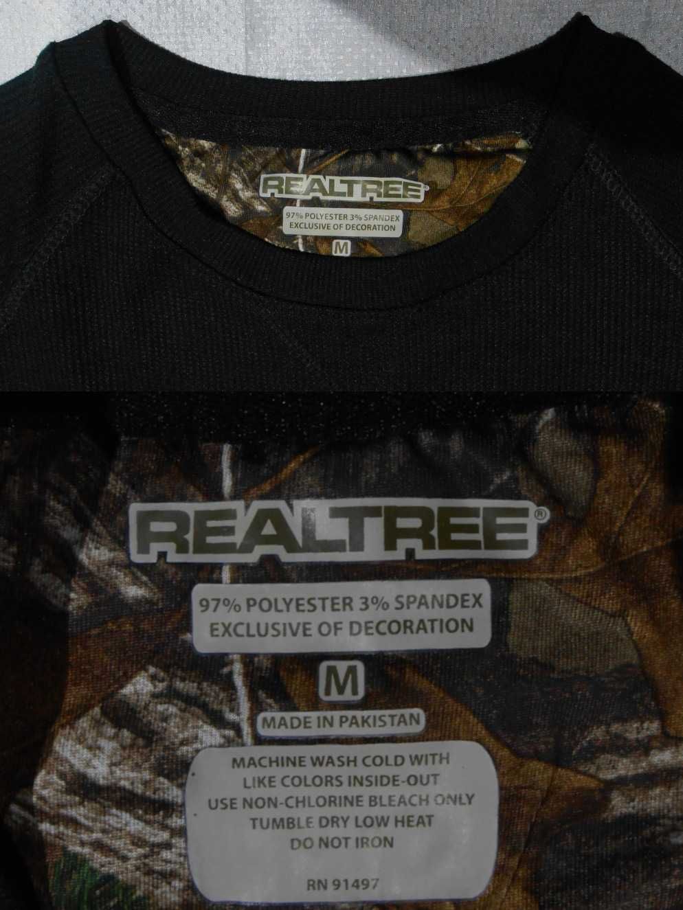 М США Realtree свитшот реглан для охоты и рыбалки толстовка