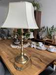 Piekna duza lampa stoliwa vitage retro