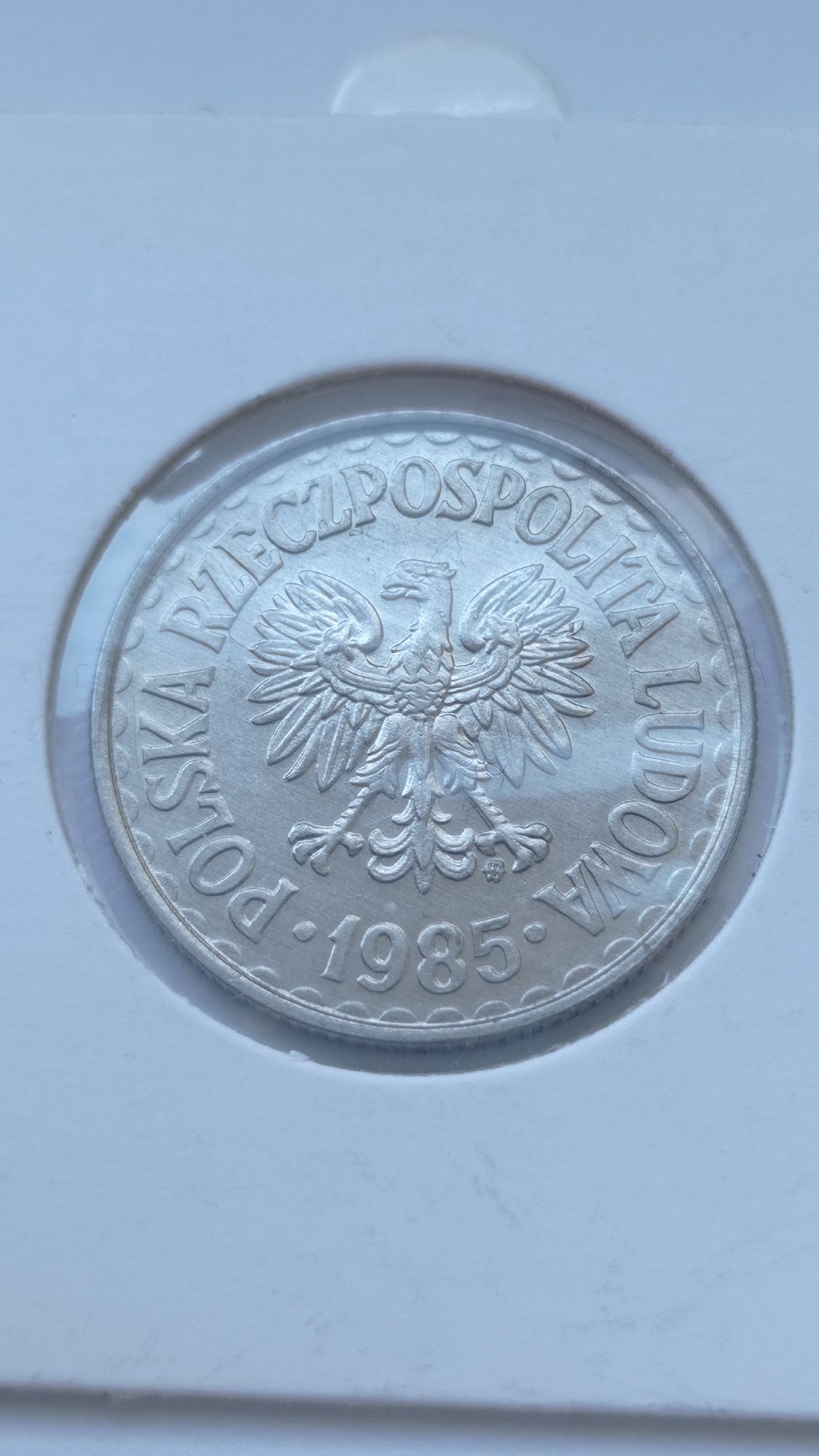 Moneta PRL 1 zł 1985