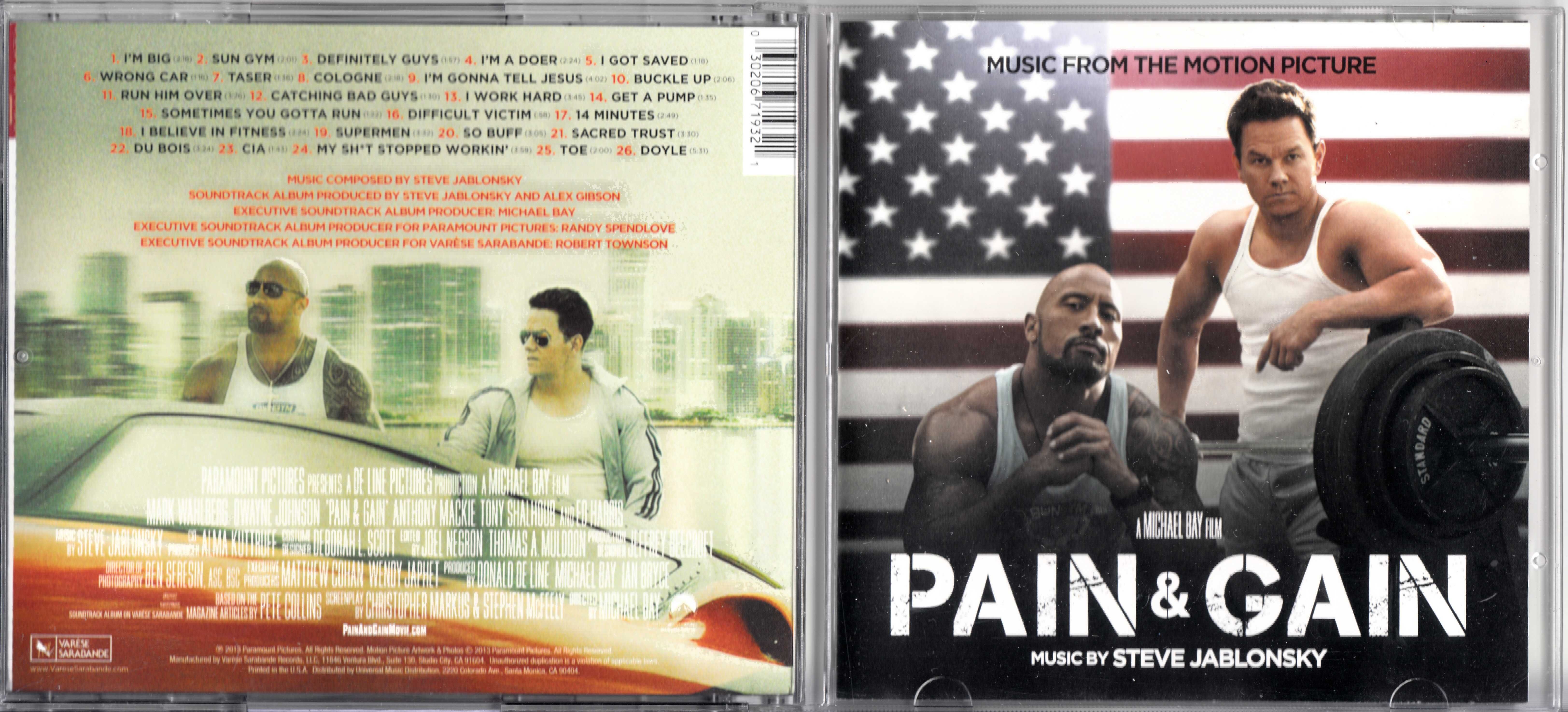 Steve Jablonsky - Pain & Gain - [CD] [OST]