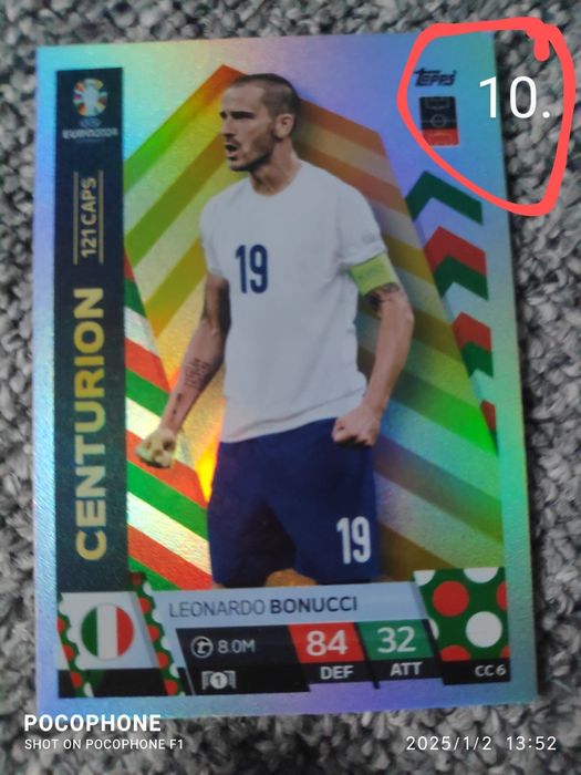 Karty piłkarskie Euro 2024