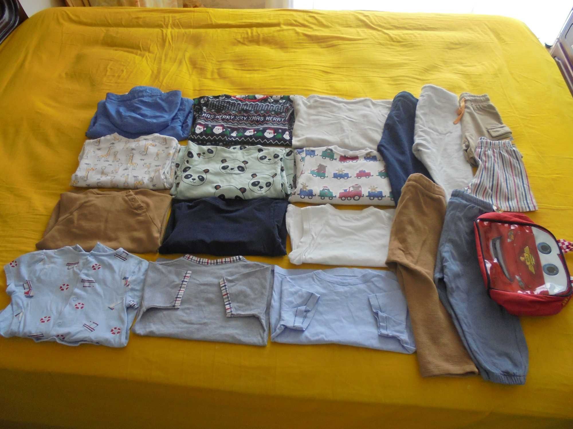 lote de roupa de menino a lancheira