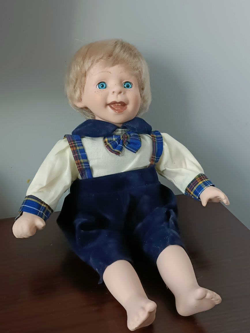 Lalka porcelanowa chłopiec vintage