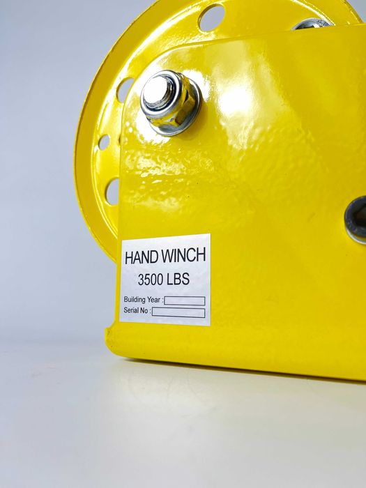 Ручні лебідки 2500LB - 3500LB зі сталевим тросом для причепів / авто