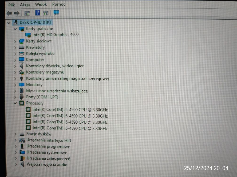 Komputer stacjonarny HP 800 G1 8 GB RAM