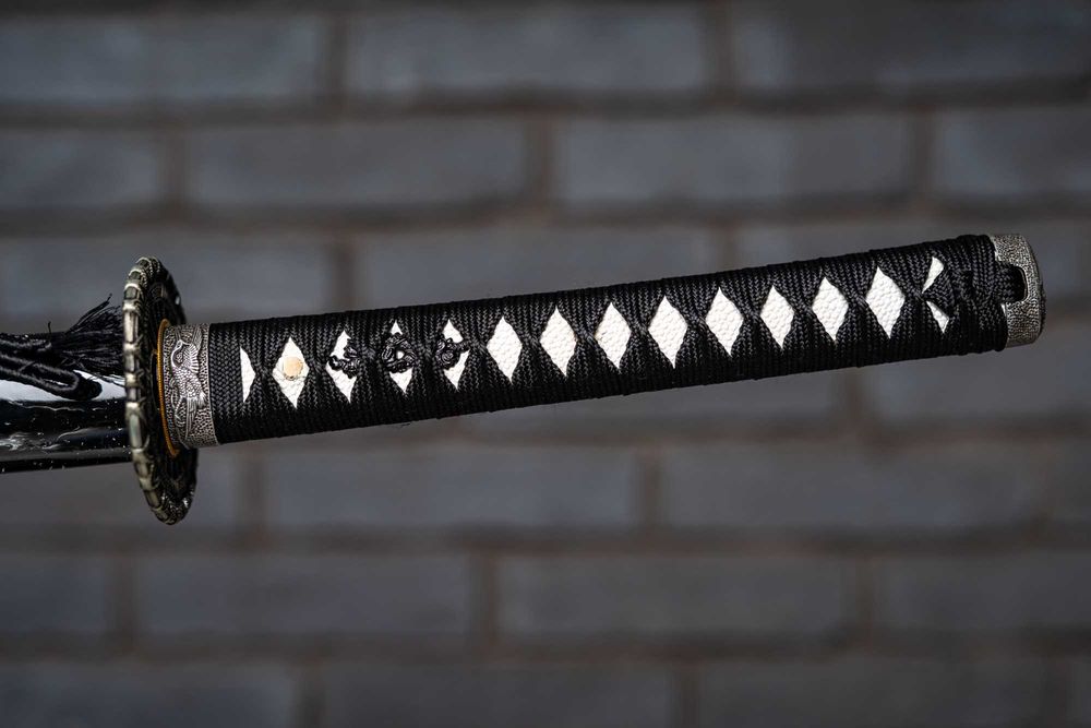 Miecz Samurajski Japońska Katana Stal Damasceńska Handmade Wa-Wa