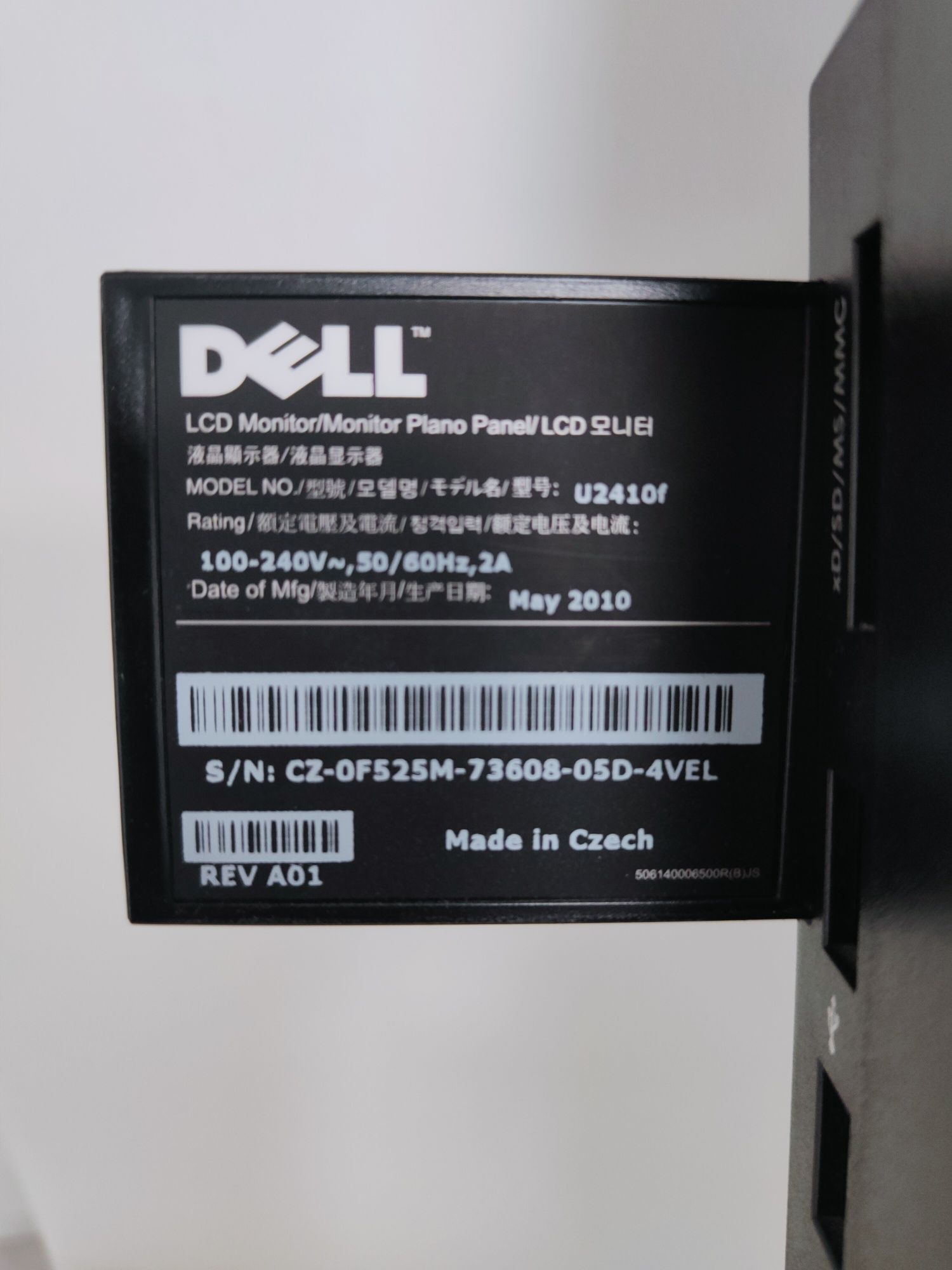 Dell UltraSharp U2410f, wysokiej klasy 24-calowy monitor LC