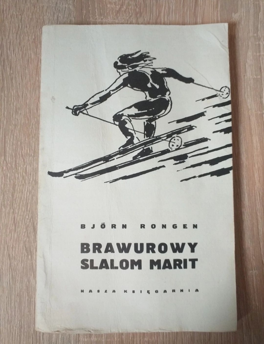 Książka zbiór opowiadań o górach Brawurowy slalom Marit" Rongen