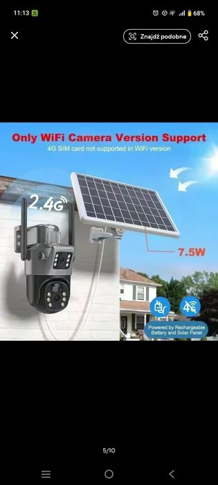 Kamera solarna wi-fi