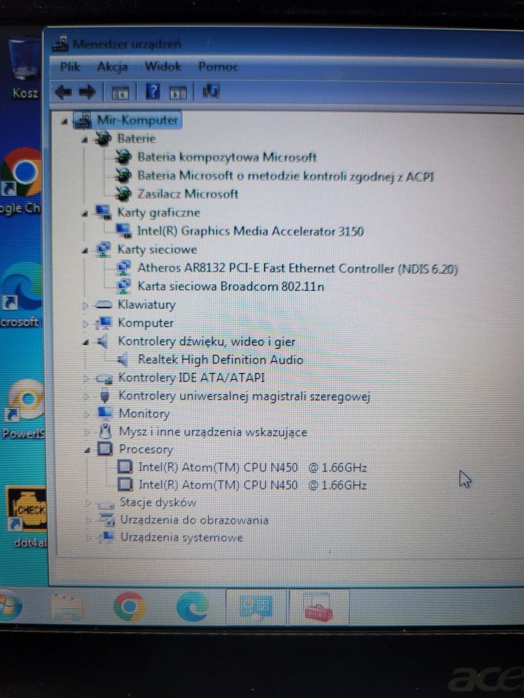 Acer Aspire One D260-2DGkk