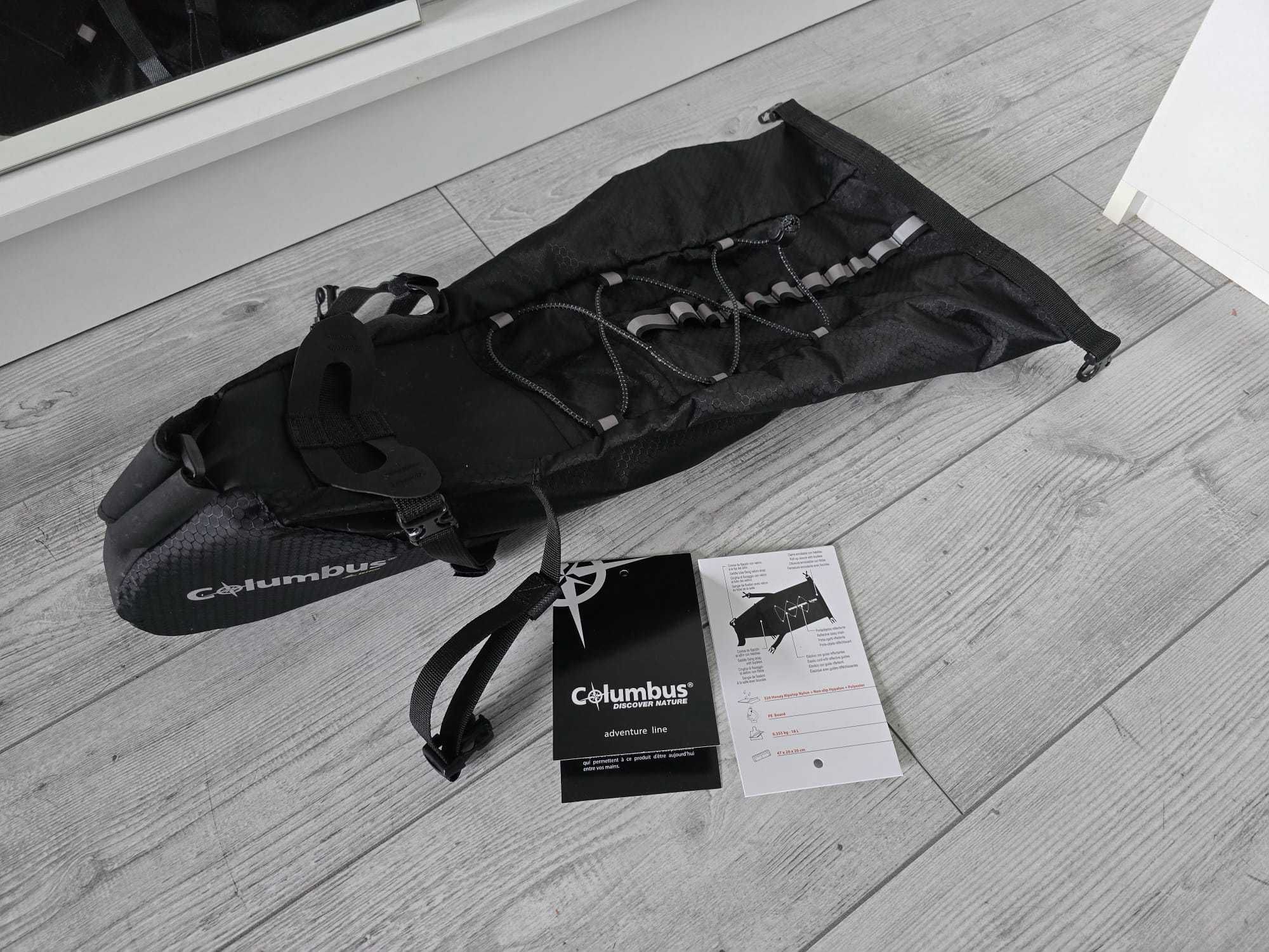 Torba podsiodłowa Columbus Outdoor 18L czarna
