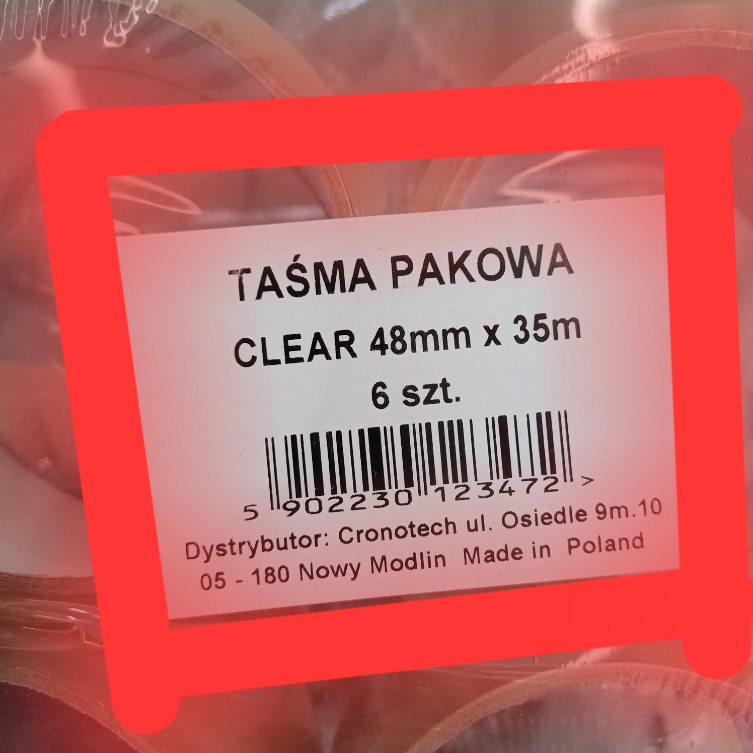 Taśma pakowa 100 metrów