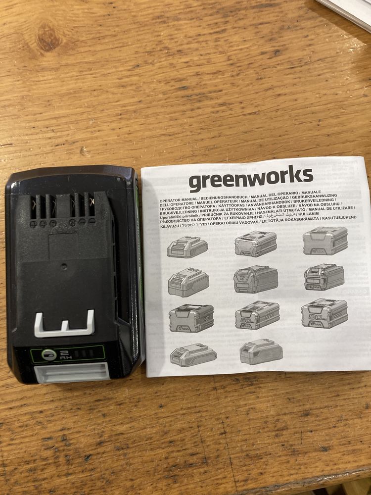 Bateria Greenworks 24V 2Ah G24B2 - Novo