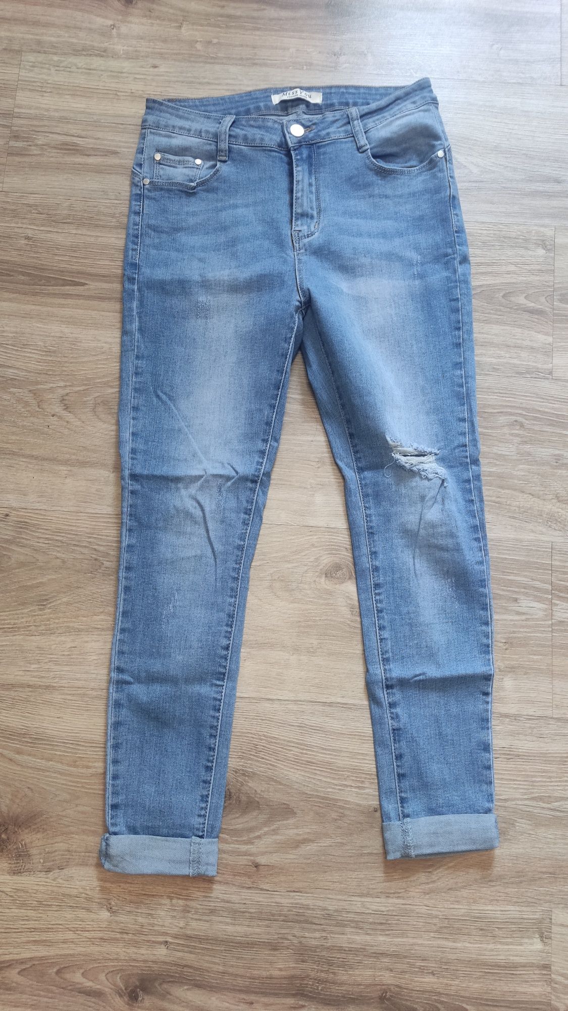Jeansy damskie 40