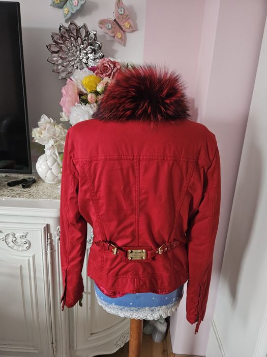 Kurtka ocieplana Societa r. M/L futro jenot