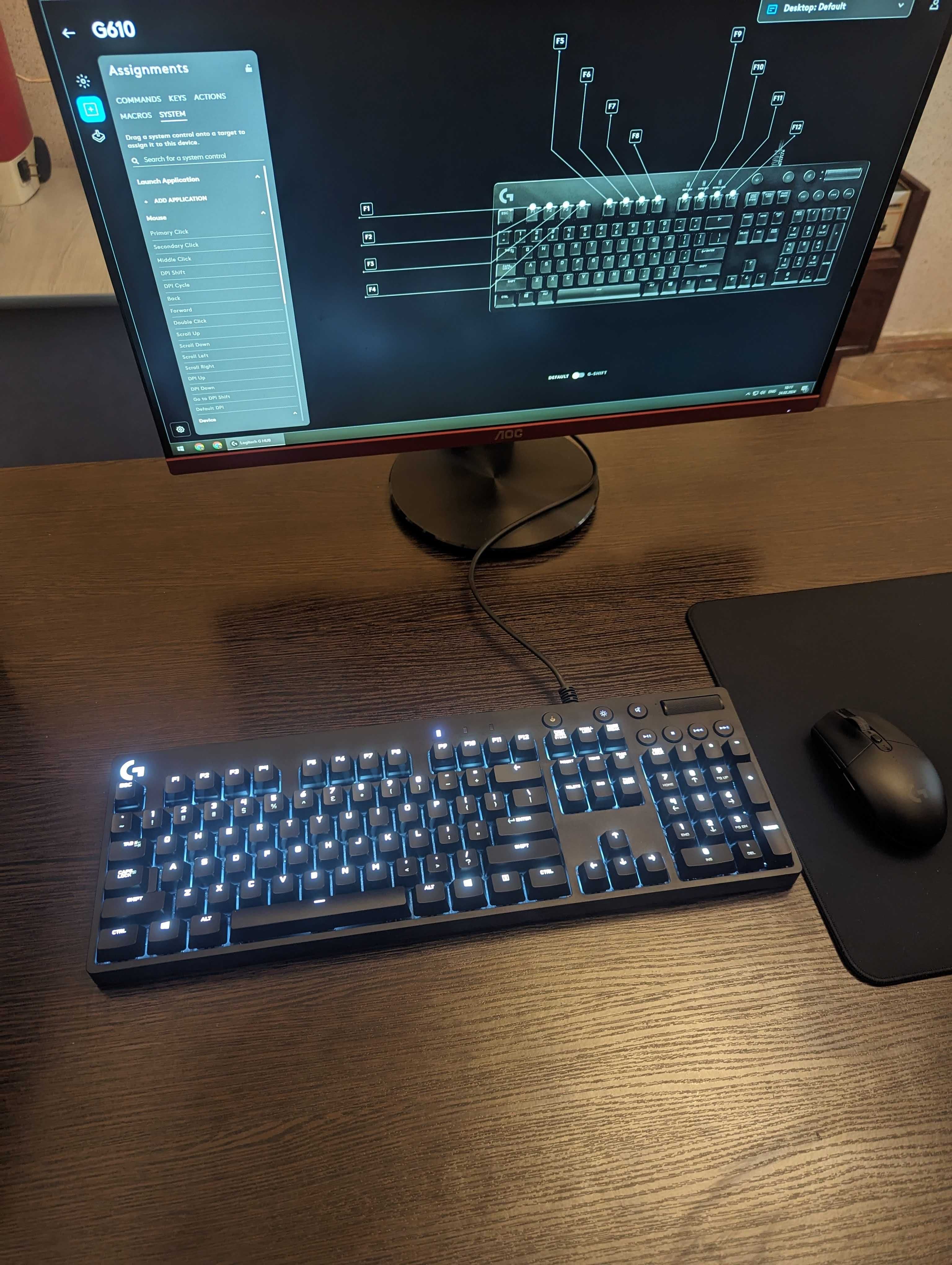 Механічна клавіатура Logitech G610 Orion Red