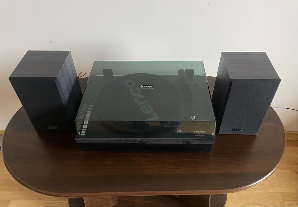 Вініловий програвач з колонками Lenco LS-300 Black
