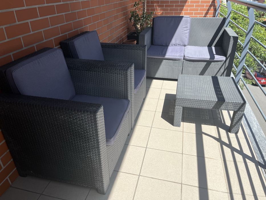 Sofas de jardim em ratan
