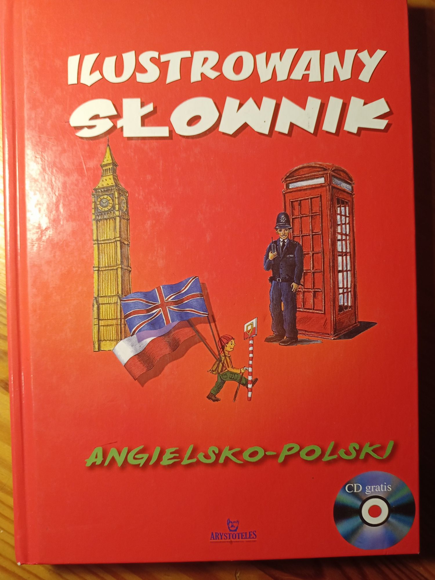Nauka angielskiego, ilustrowany słownik polsko-angielski z płytą