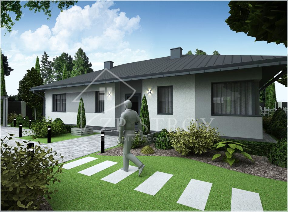 Одноэтажный дом на Правом