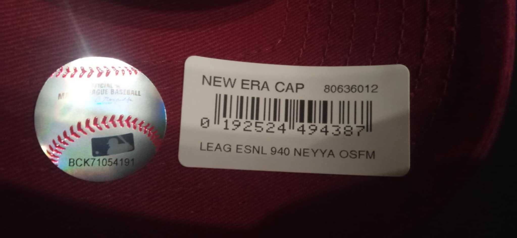 Czapka z daszkiem New Era New York Yankees 39THIRTY CZERWONA I ZIELONA