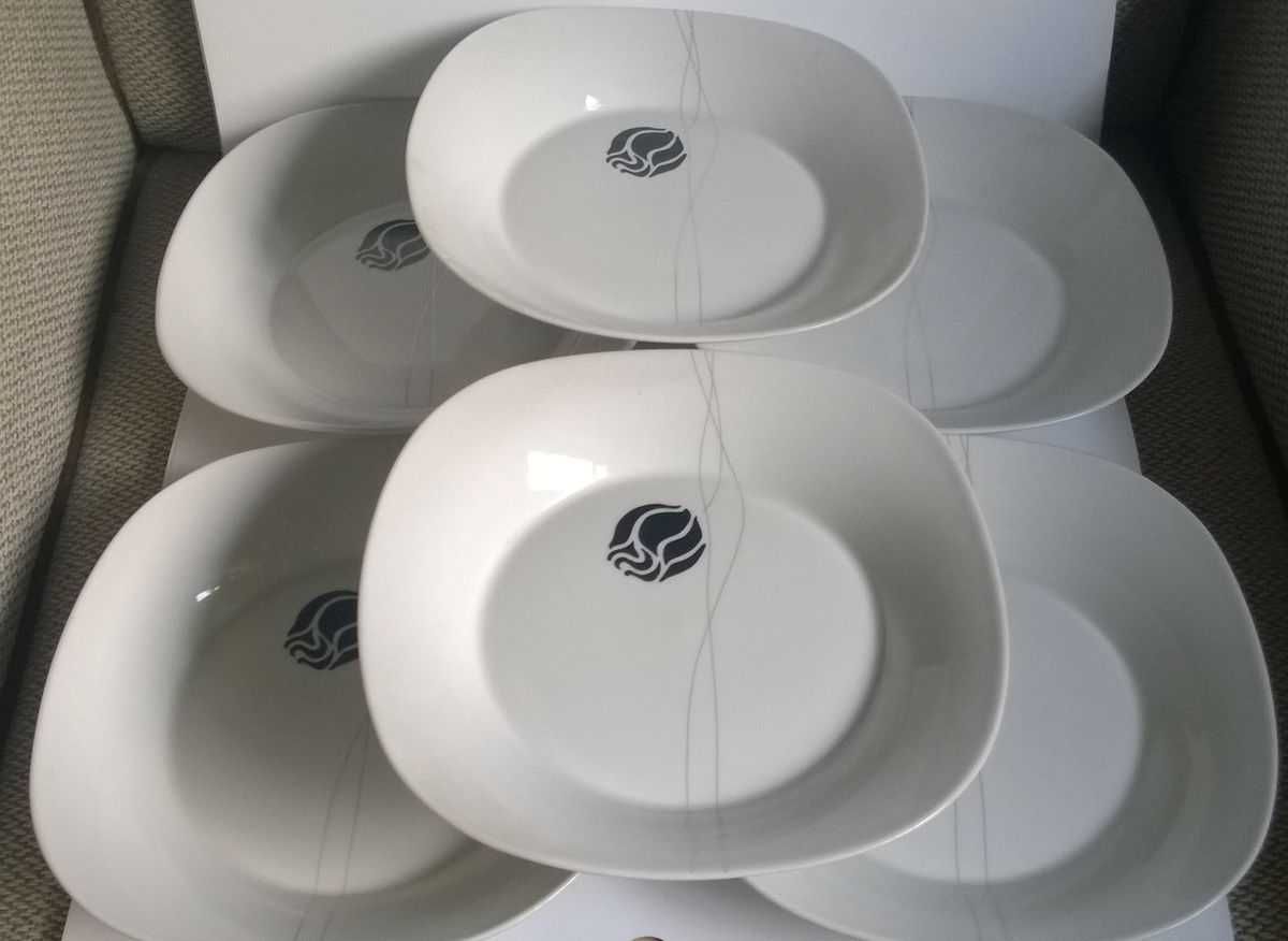 Talerze głębokie do zupy makaronu 400 ml Tarrington House 6 sztuk