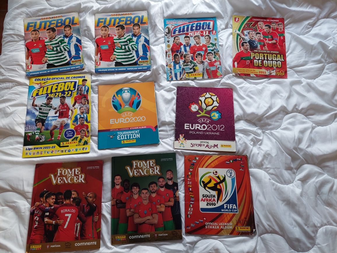 Lote Cadernetas Futebol