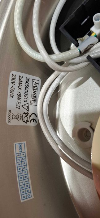 Plafony dwa zestaw Massive i Bright light żarówki GRATIS!