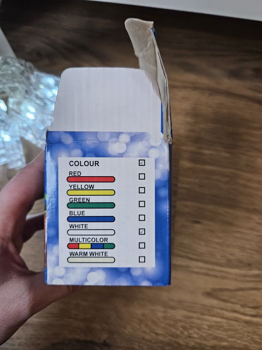 Super zestaw światełka LED z klamerkami na zdjęcia