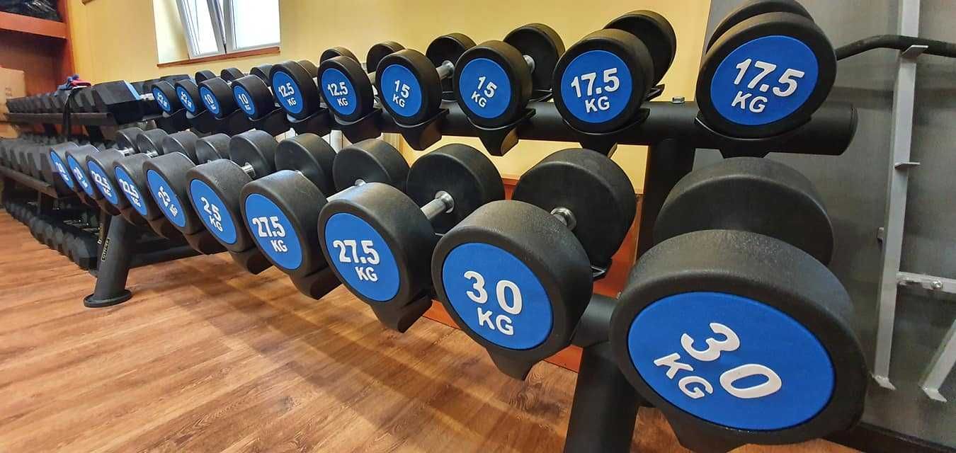 Zestaw Hantli Okrągłych Hantle Nowe Fabrycznie Siłownia Fitness