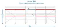 Rusztowanie SYSTEM 650 WYPRZEDAŻ rusztowania w polu 2,5m typu Rux