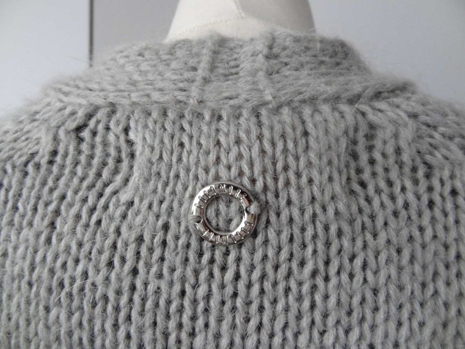 Długi, ciepły sweter damski z moherem, Cocomore rozm. uniwersalny