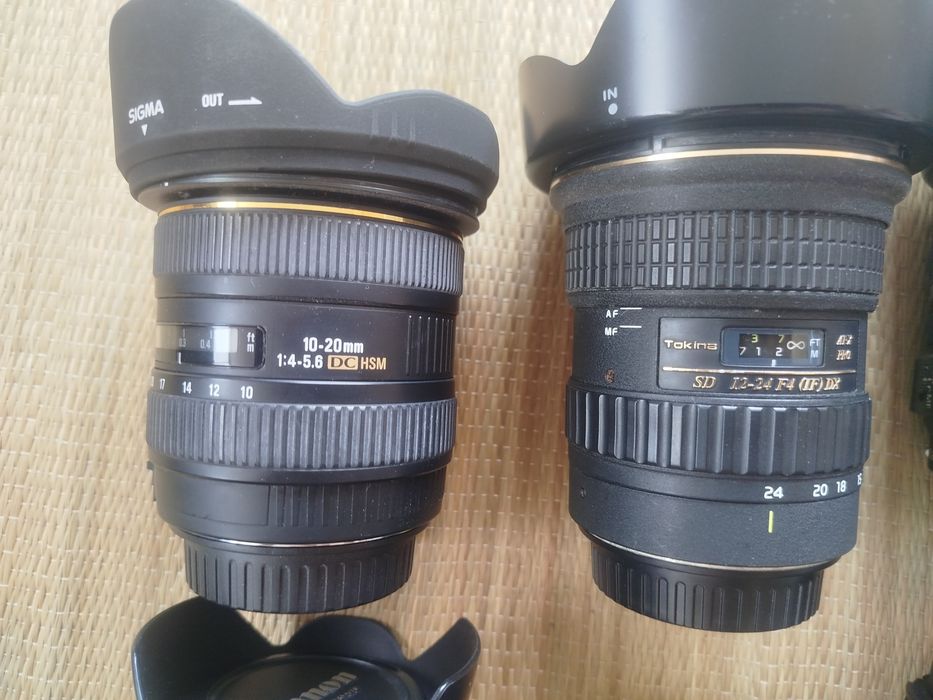 Lentes EF-S 24mm f2.8, 17 85mm, 50-200mm etc