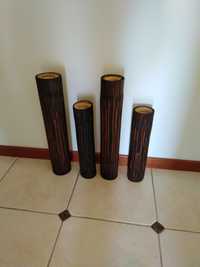 Tocheiros em bambu