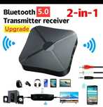 Transmiter nadajnik odbiornik bluetooth aux jack bt akumulator
