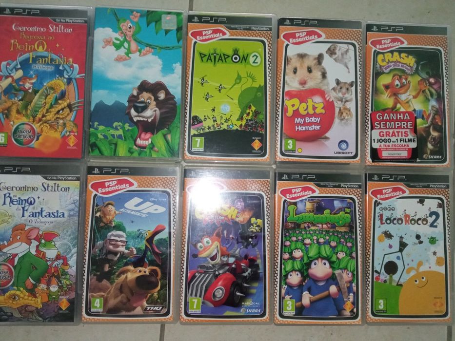 Psp com 10 jogos