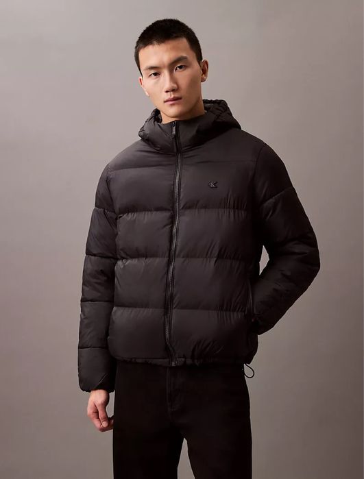 Новий оригінальний чорний чоловічий пуховик Calvin Klein розмір L XL