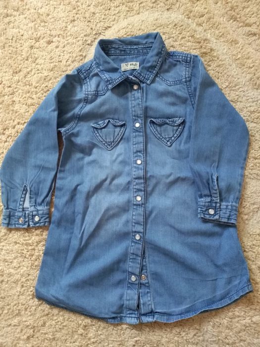 Koszula jeansowa next rozm 2-3 lata
