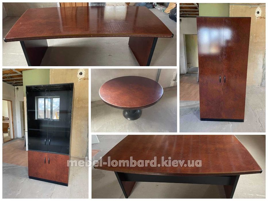 Директорский кабинет (4 предмета) "Береза золотая-черный" бу