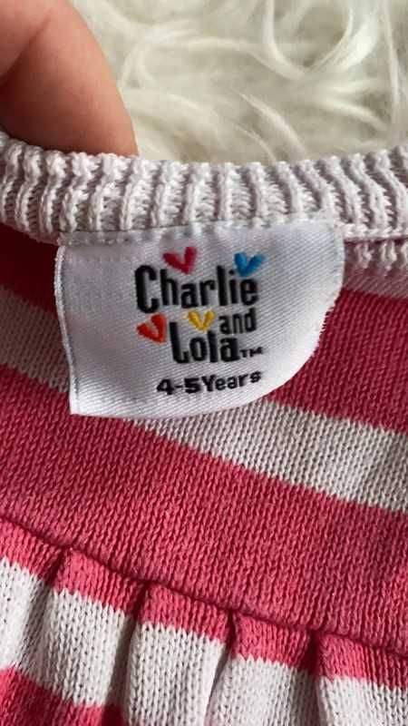 Sukienka Charlie and Lola, 4-5 lat, 104-110 cm, TU, 100% bawełna