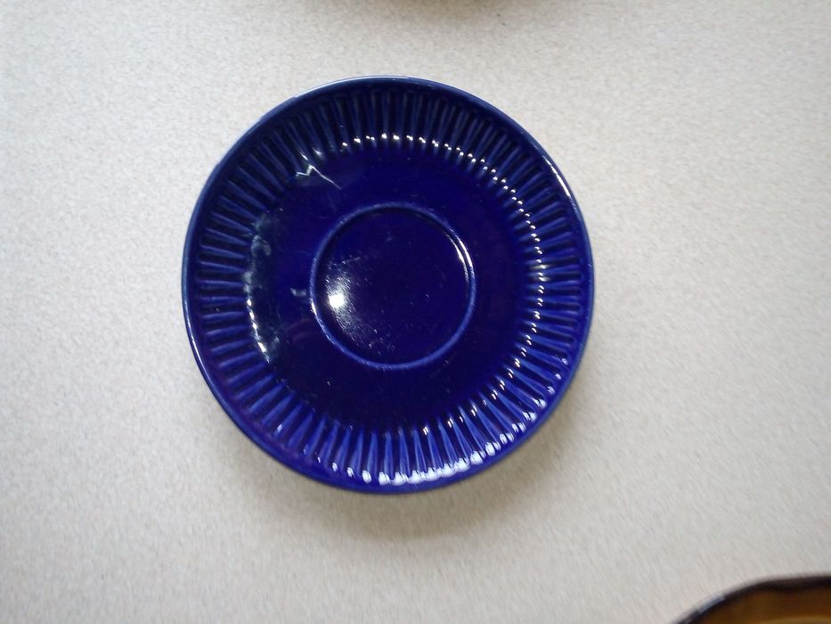 Porcelit PRL talerze deserowe Pruszków Tułowice