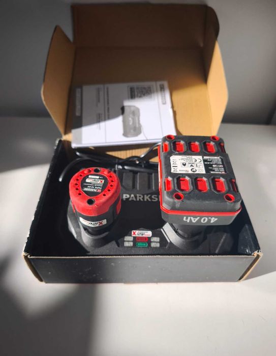 Carregador Rápido Duplo 12V 4.5Ah Parkside * NOVO *