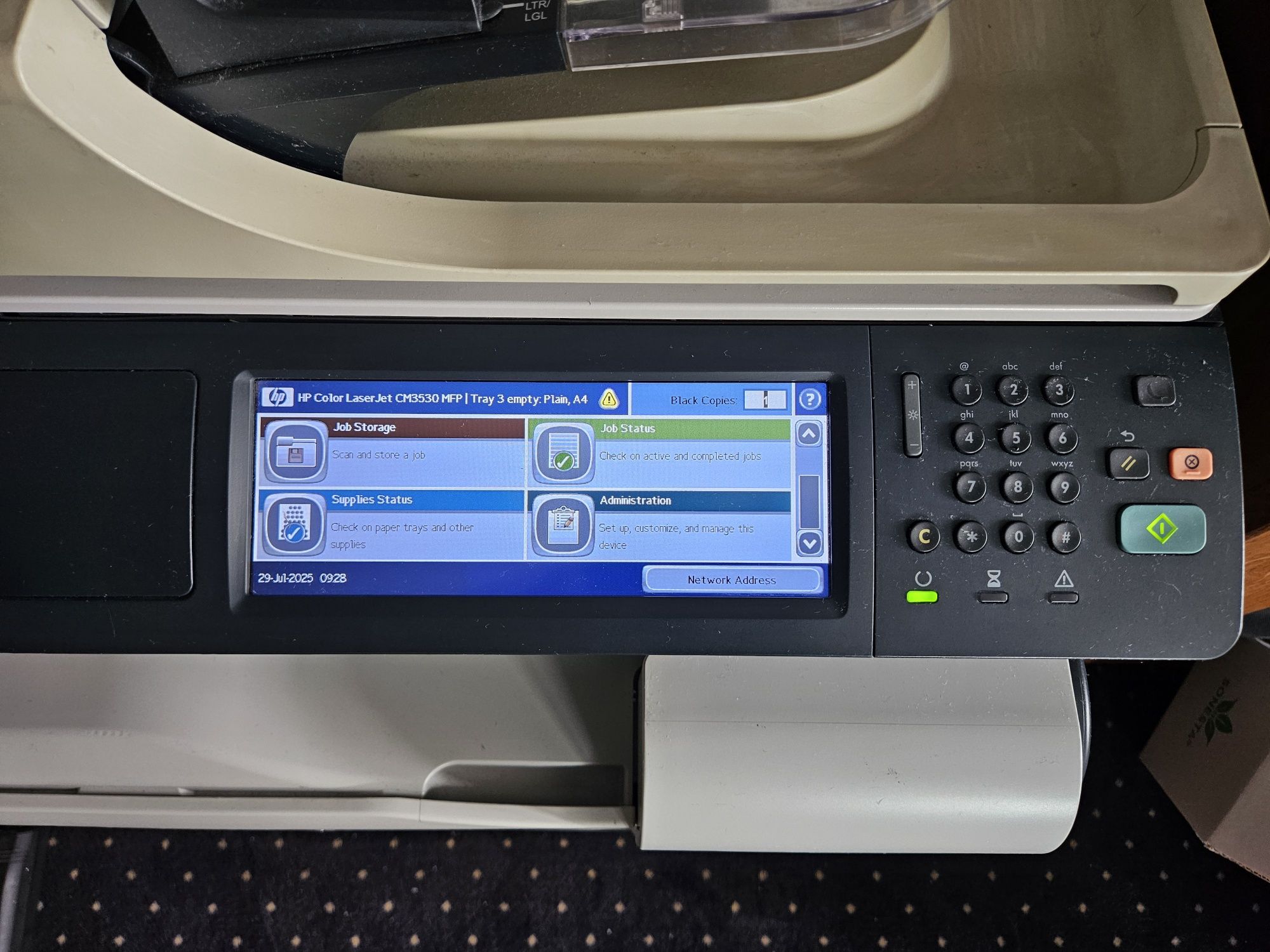 HP Color LaserJet CM3530fs MFP