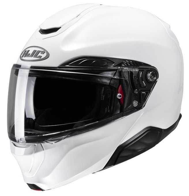 Kask motocyklowy HJC RPHA 91 Mono Color Biały Czarny Szary.