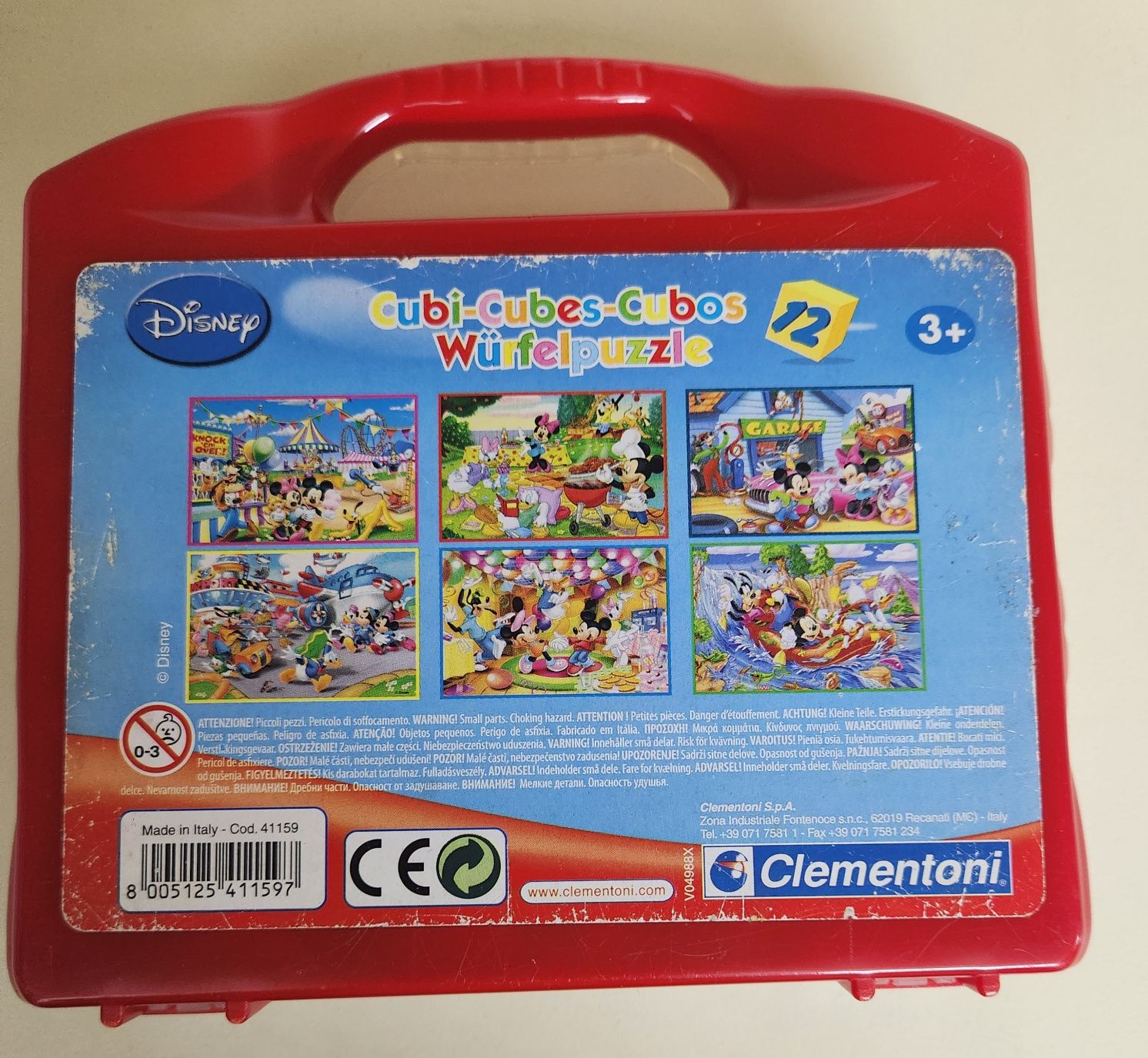 Klocki Disney. Clementoni. 6 obrazków.