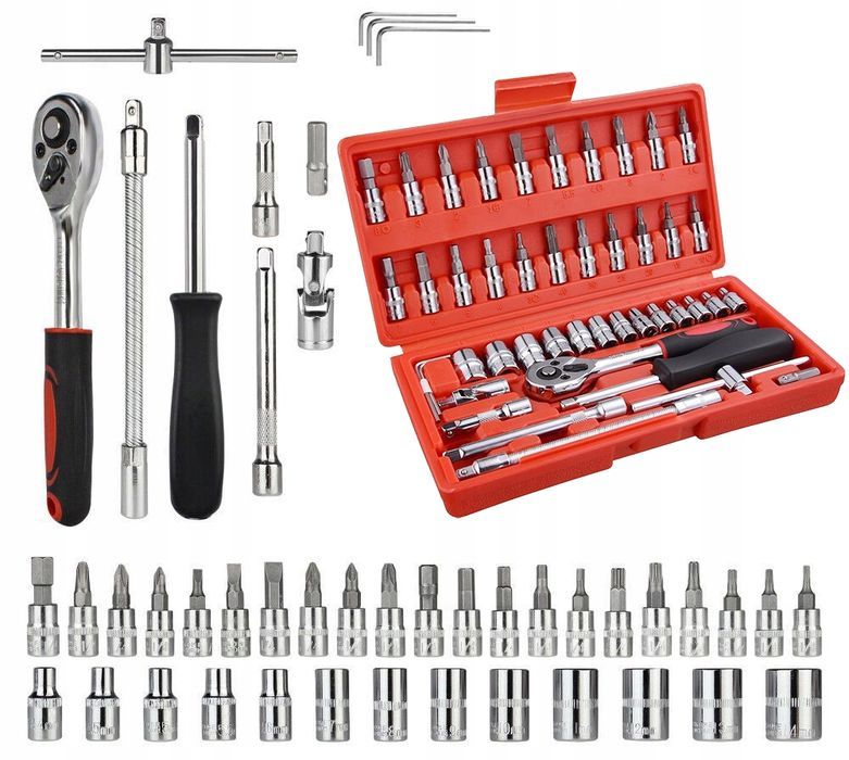 Zestaw kluczy nasadowych klucze nasadowe 46 torx