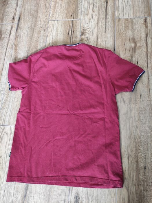 T-shirt męski bordowy, rozm. M, RACING GREEN