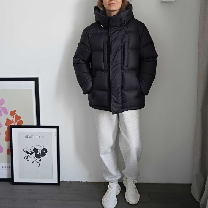 Зимовий супер теплий короткий пуховик