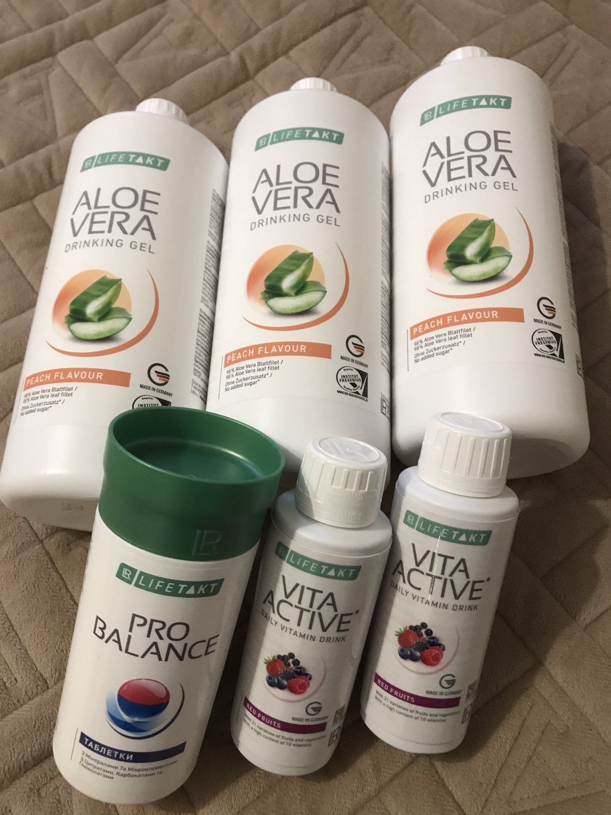 Питний гель Aloe Verа зі смаком Персика від LR Lifetakt ,1000 мл (Л)