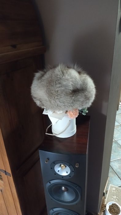 Czapka zimowa z lisów